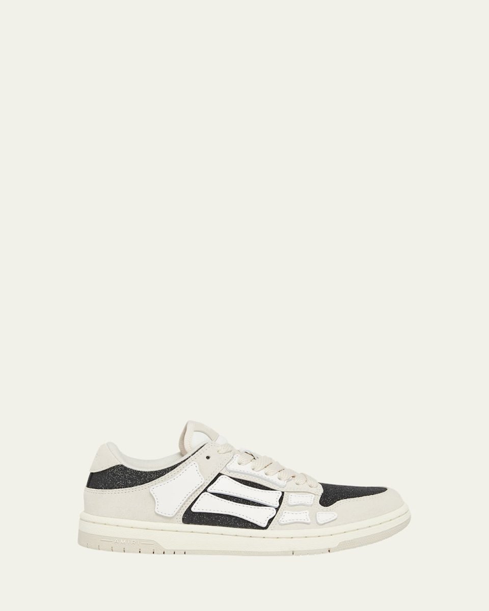 Pacific Bones Mixed Leather Sneakers